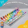 8 In 1 Alpha-Numeric Puzzle Board