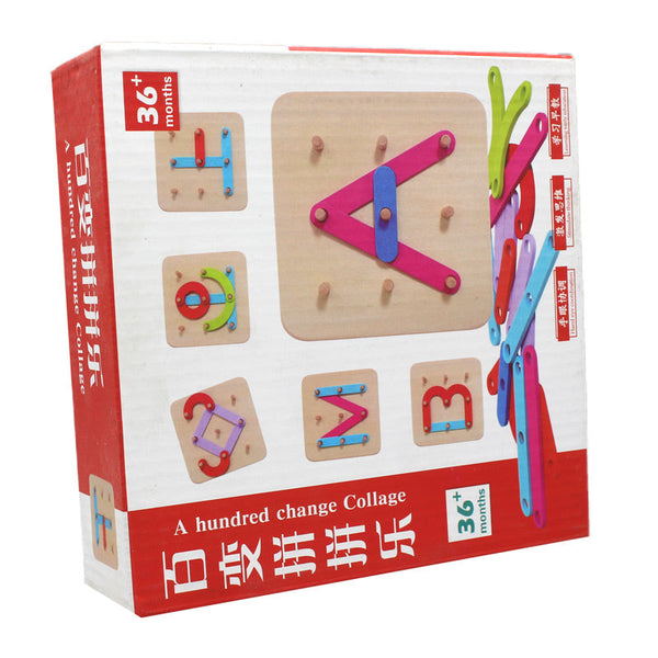 A Hundred Change Collage Wooden