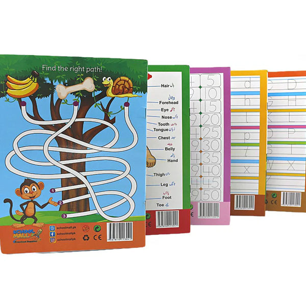 10 Books Wipe Clean & Reading Bundle