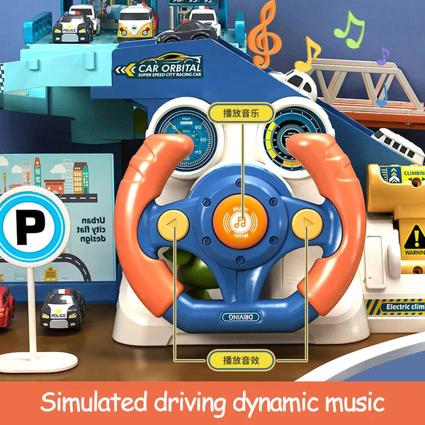 Urban Building Rail Track Car