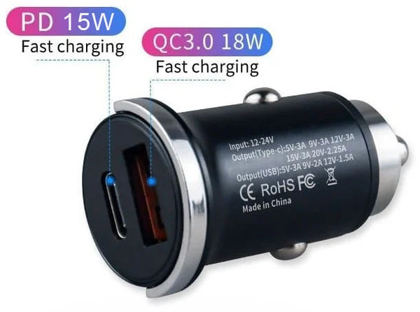 Multi Compatible 100W Fast Charging Car Charger