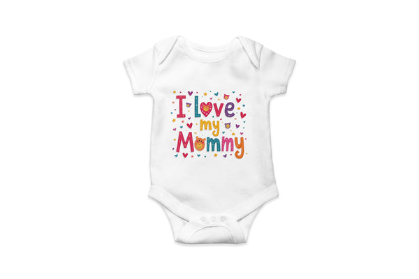 "I love mommy" Baby Romper