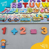 8 In 1 Alpha-Numeric Puzzle Board