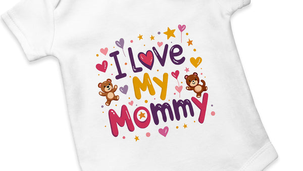 "I love my mommy" Baby Romper