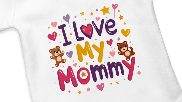 "I love my mommy" Baby Romper