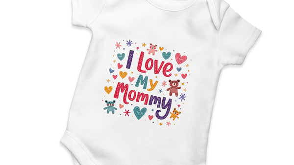 "I love my mommy" Baby Romper