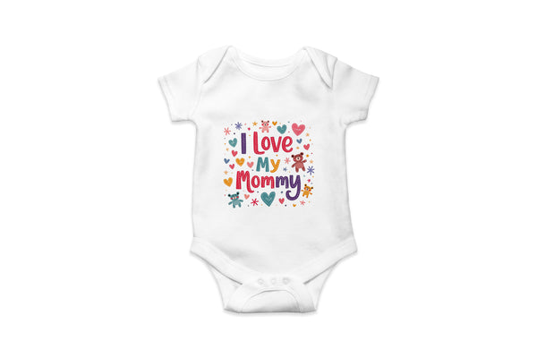 "I love my mommy" Baby Romper