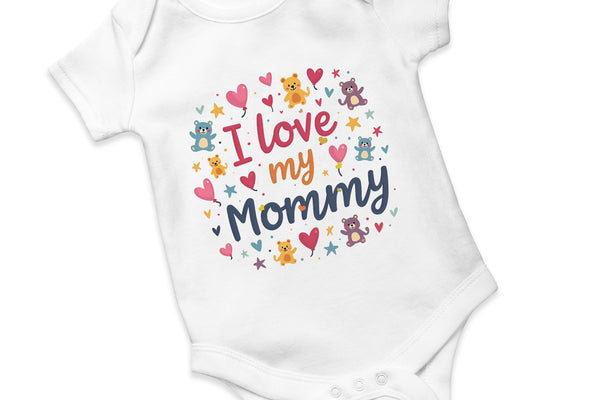 "I love my mommy" Baby Romper