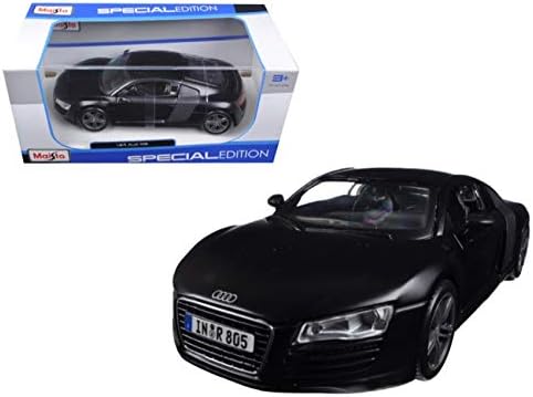 Maisto Audi R8 Black – 1:24 Scale