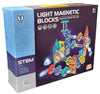 Light Magnetic Tiles Building Blocks for Kids (49 Pc)