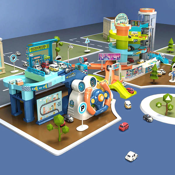 Urban Building Rail Track Car