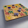 A–Z Wooden Alphabet Puzzle Board for Kids – Colorful English Learning Toy (20×20 cm)
