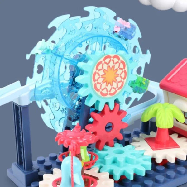 Gear Race Amusement Park Track