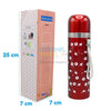 500ml Red Flower Stainless Steel Bottle