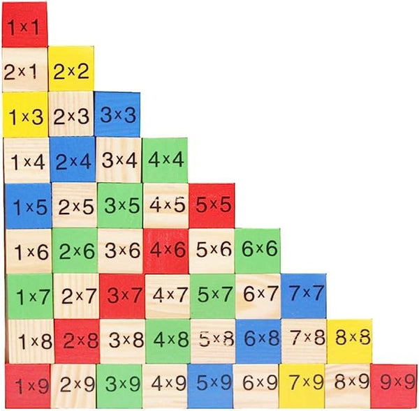Wooden Board Table Math Game