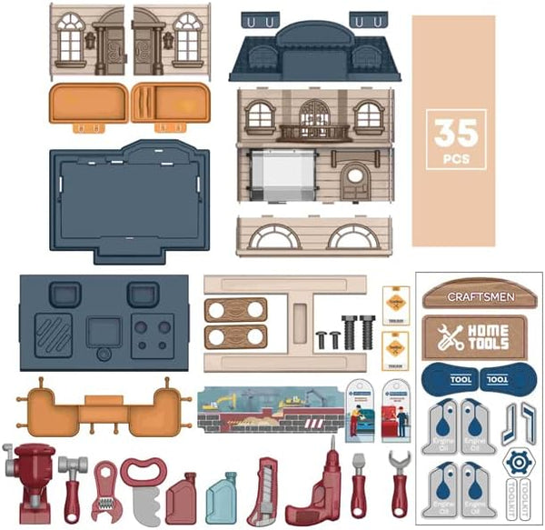 DIY Home Tools Playhouse
