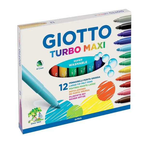 Giotto Turbo Maxi Markers Set