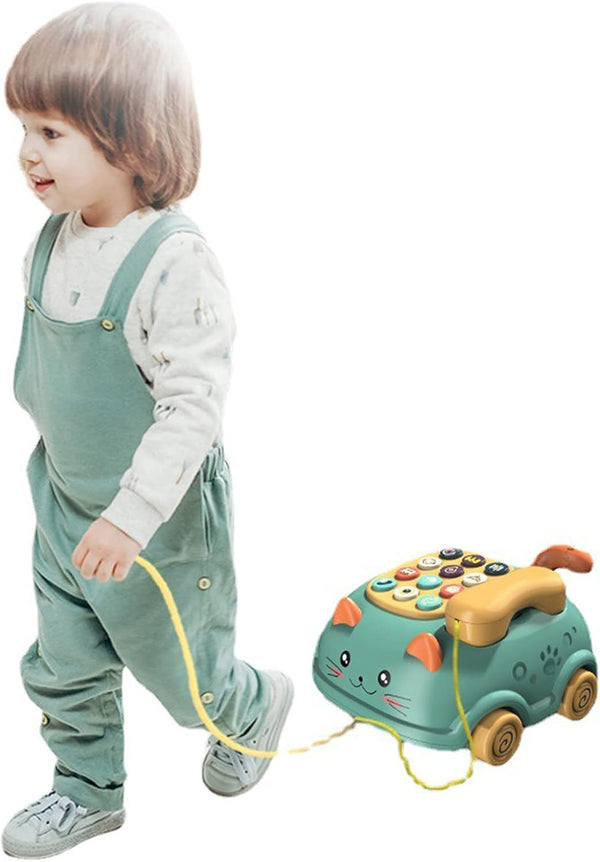 Cat Pull Musical Baby Telephone