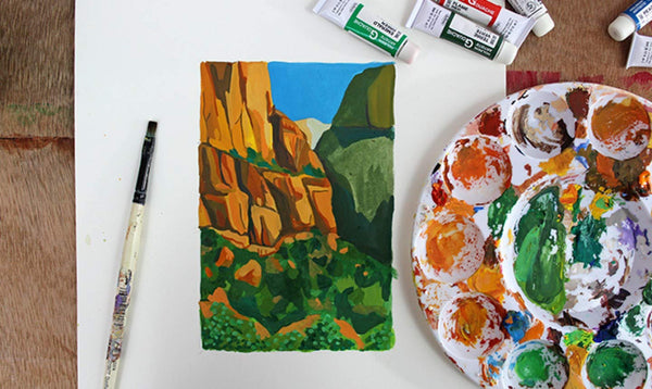 Gouache 12 Colors Set
