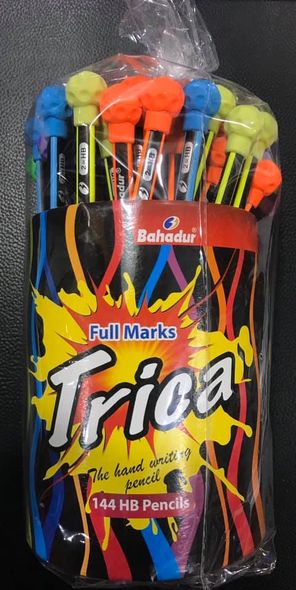 Bahadur How Graphite Pencil With Star Eraser 48 Pcs