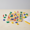 Montessori 4-in-1 Wooden Learning Puzzle Set (English, Urdu, Numbers & Alphabets)