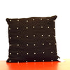 Fleece Fabric Sofa Cushion With Pearl (Black)