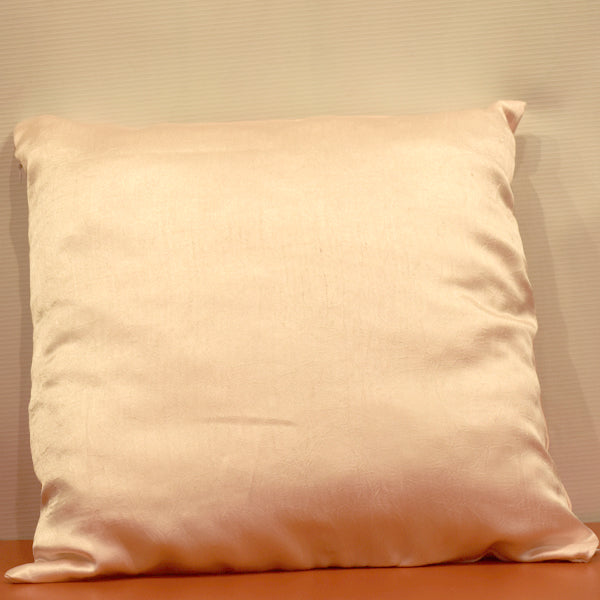 Silk fabric sofa cushion (Golden)