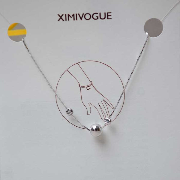 Sterling Silver Simple Bracelet With High Classic Metal Design For Beautiful Girls