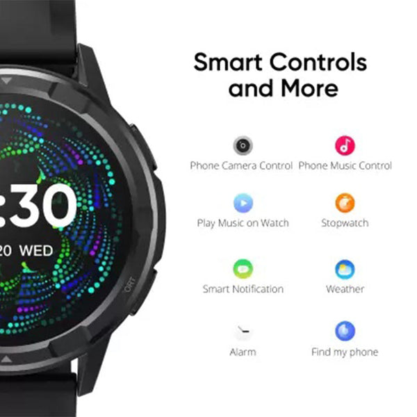 Dizo by Realme Watch R Talk Go Smart Watch – Black