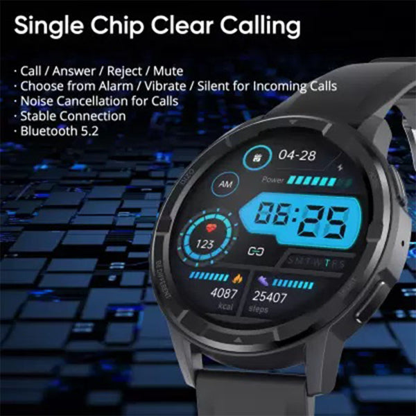 Dizo by Realme Watch R Talk Go Smart Watch – Black