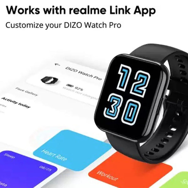 DIZO Watch Pro (by Realme TechLife) – Black