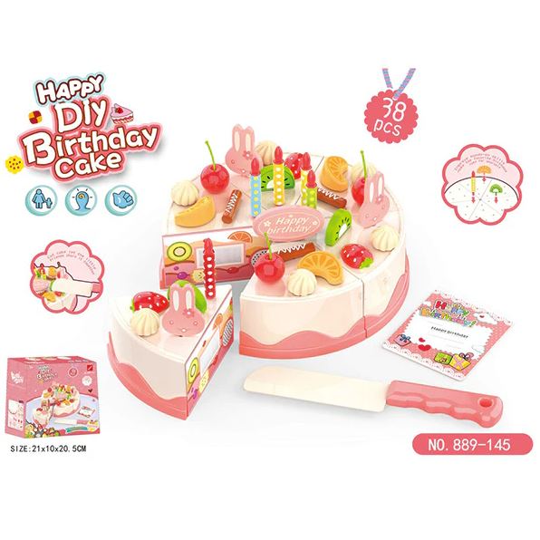 DIY Pretend Birthday Cake (38 PCS)
