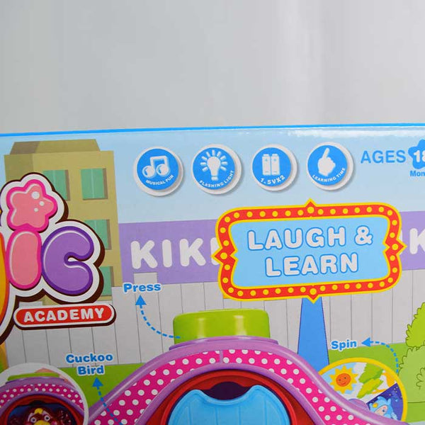 Laugh and Learn Musical Clock | Cartoon Funny Clock Toys For Kids With Magic Academy