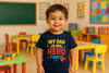 My Dad is My Hero Kids T-Shirt