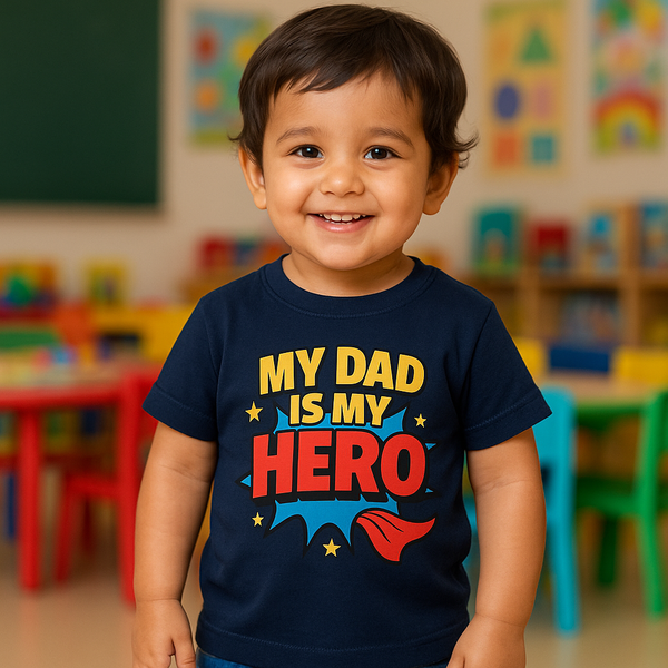 My Dad is My Hero Kids T-Shirt