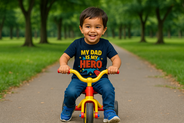 My Dad is My Hero Kids T-Shirt