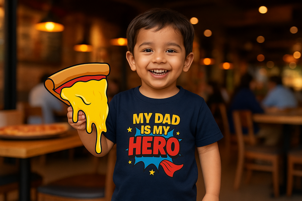 My Dad is My Hero Kids T-Shirt