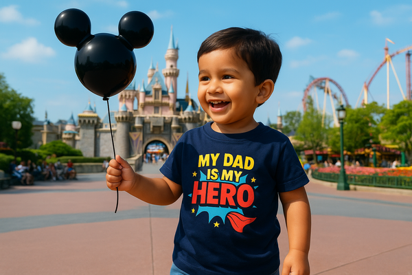 My Dad is My Hero Kids T-Shirt