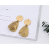 Classic Style Golden Metal Earrings
