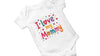 "I love mommy" Baby Romper