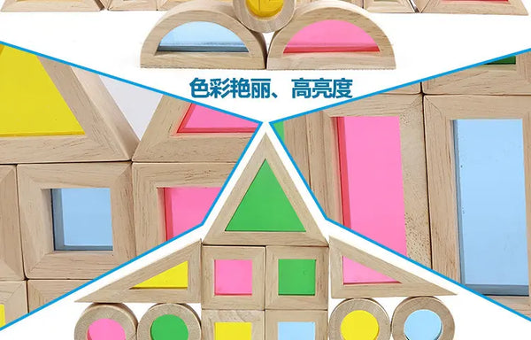 Creative Acrylic RainbowBuilding Blocks