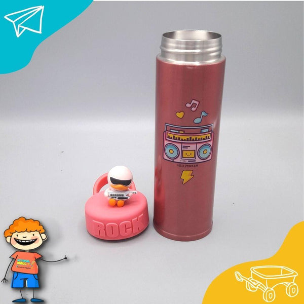 Hello Dream Rock Duck Steel Water Bottle