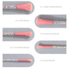 Rainbow sand series round head makeup brush (5 mix colored)