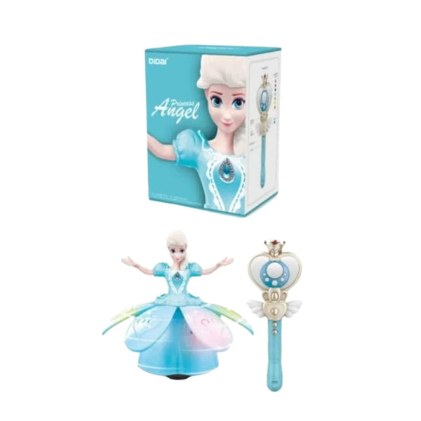 PRETTY ROTATING FROZEN DOLL