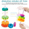 Rainbow Rotary Tower Stacking Toy Large