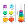 Rainbow Rotary Tower Stacking Toy Large