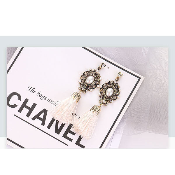 Retro Style Tassels Dangle Earrings