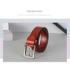 Retro leather men's belt (mixed color)