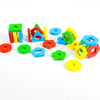 Six Column Intelligence Shape Trailer Wooden Toy