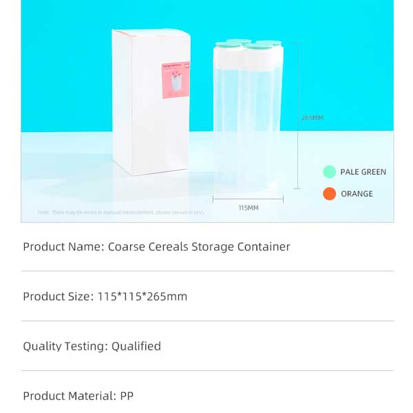 Coarse cereals storage container